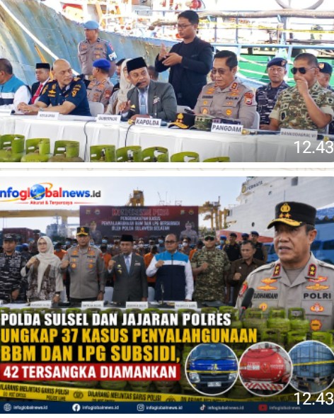 Polda Sulsel dan Jajaran Polres Ungkap Kasus Penyalahgunaan BBM dan LPG Subsidi
