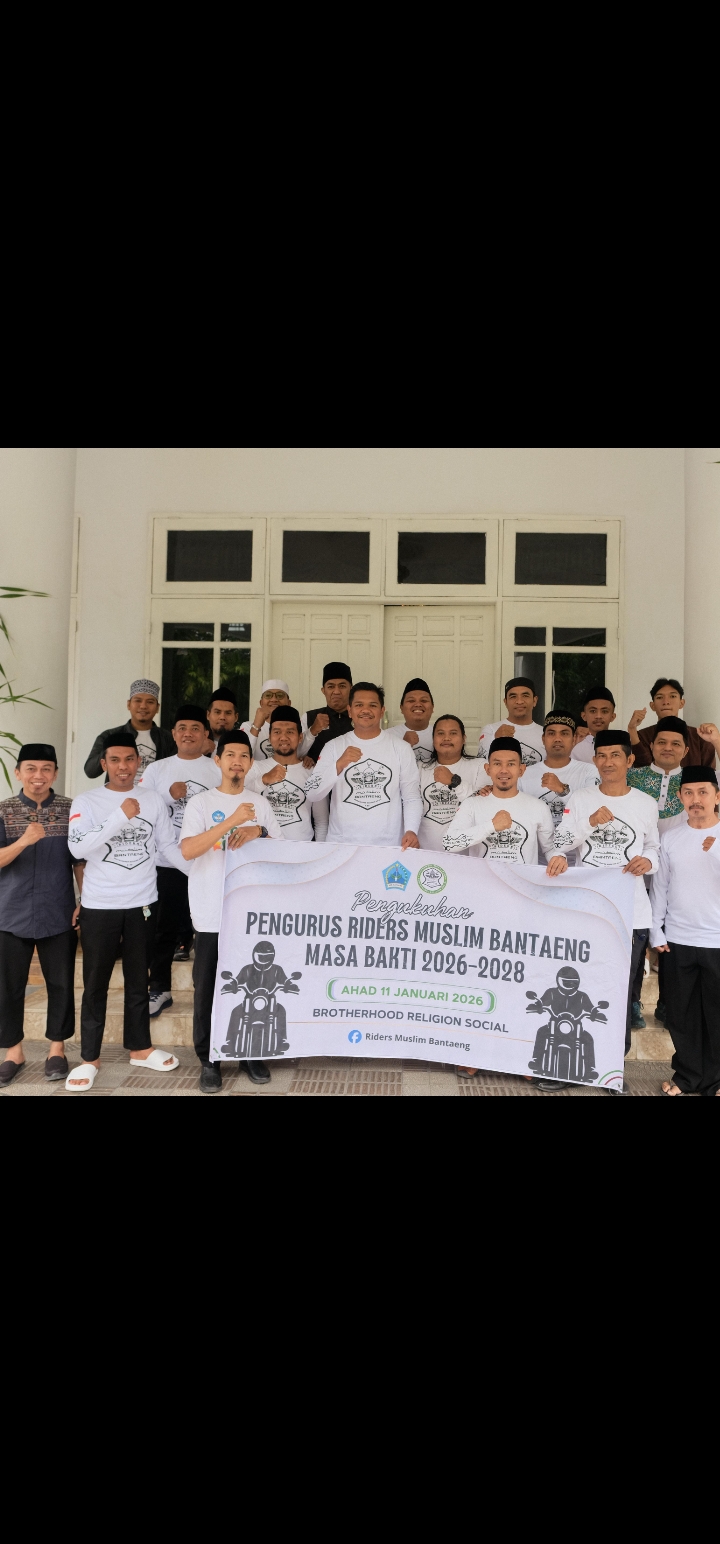 Bupati Fathul  Kukuhkan Riders Muslim Bantaeng, Perkuat Sinergi Komunitas dan Pemerintah Daerah