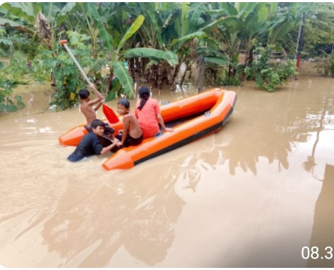 Banjir Rendam Puluhan Rumah di Kelurahan Singa Geweh Kutai Timur